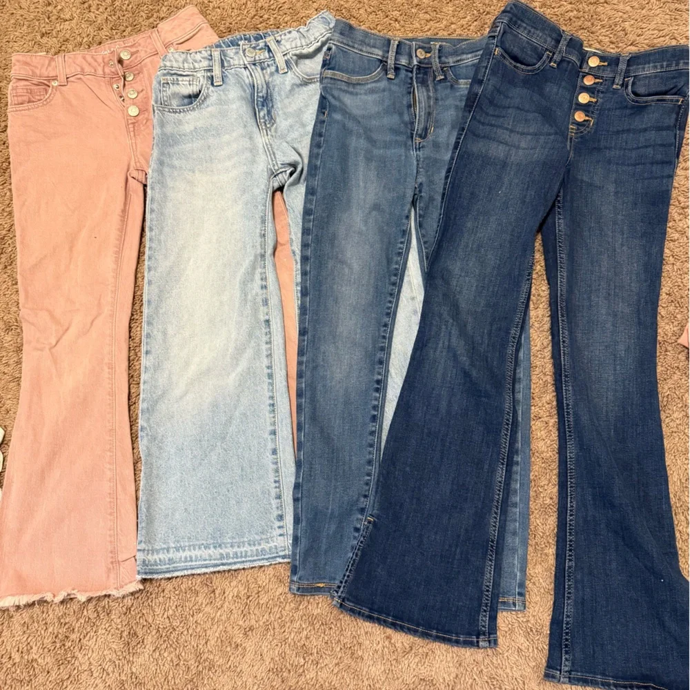 Huge Lot of Assorted Girls Tops, Shorts, Jeans, Leggings, Tanks in sz 10/12 L - Picture 3 of 10